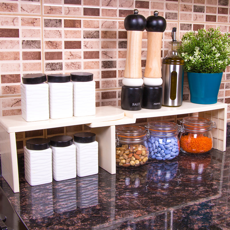 Organiser Shelf. Cupboard/Countertop Corner Shelf Organiser.