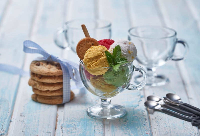 4pcs x Ice Cream Glasses Bowl. Sundae Dishes. Desert Fruit Prawn Cocktail Bowl.