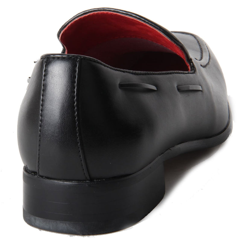 Heavy Stitched Loafer - Runu (Matte Black)