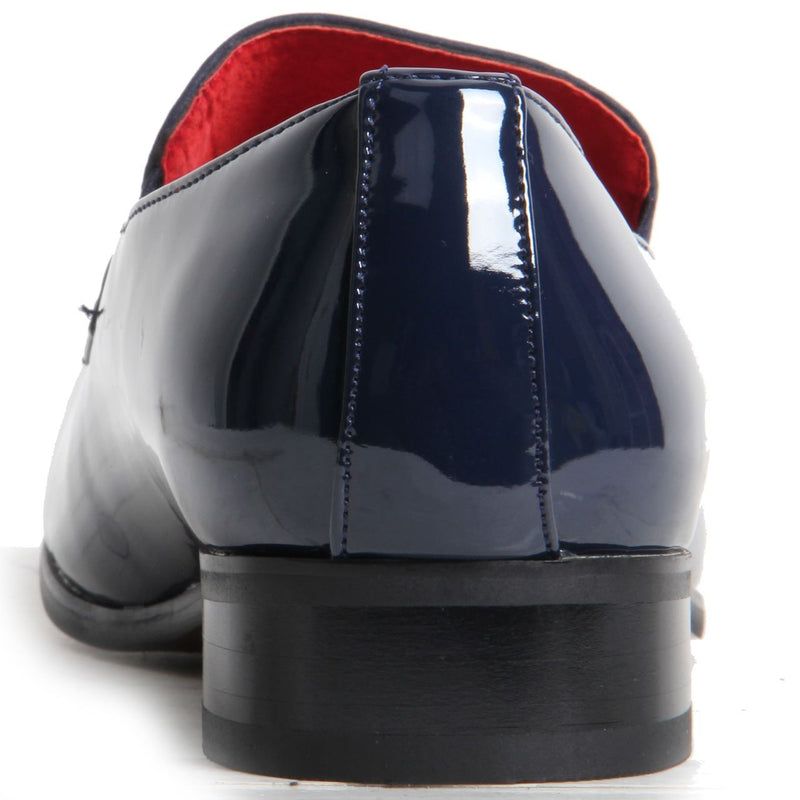 Padded Insole Smart Faux Suede Shoes - Monzese (Navy)