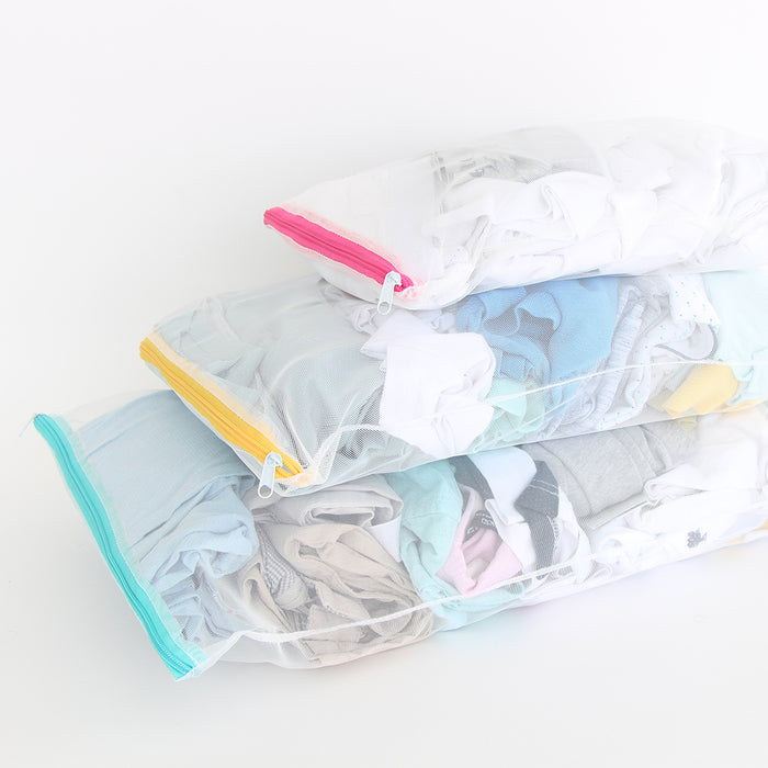3pcs Laundry Washing Bag. Laundry Mesh Bag. Reusable & Durable.