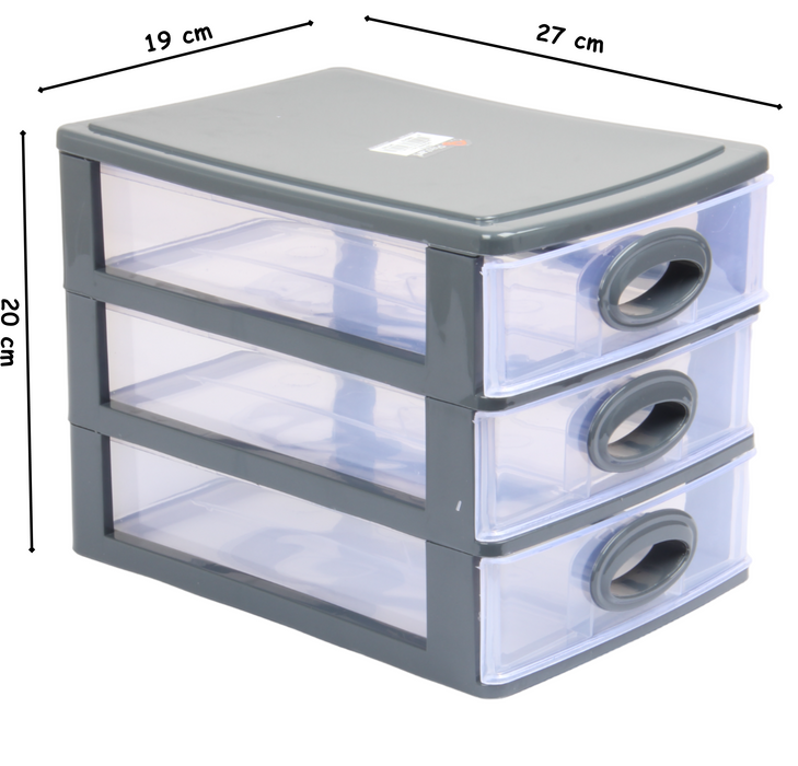 Storage Unit Desktop Image Small Storage Unit with Drawers. 3 Tier Desktop Storage Tower. — All In ...