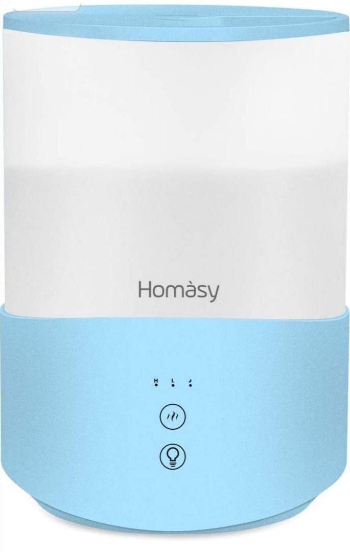 2.5L Cool Mist Humidifier Aroma Diffuser with 7-Color Night Lights. 25dB Quiet.