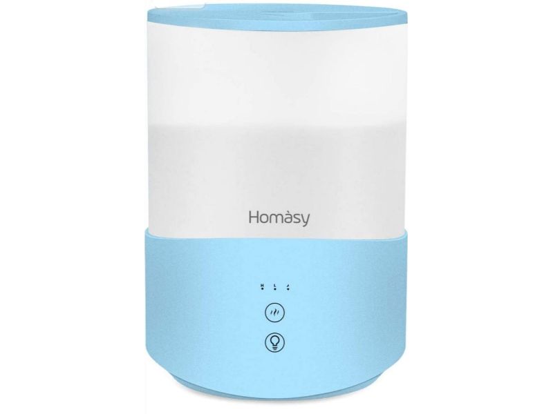 2.5L Cool Mist Humidifier Aroma Diffuser with 7-Color Night Lights. 25dB Quiet.