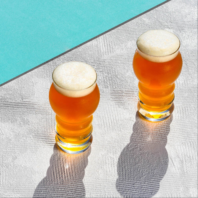 Craft Beer Glasses. Lager / IPA Beer Glass. Ale Craft Glass. (Pack of 4)(435 ml)