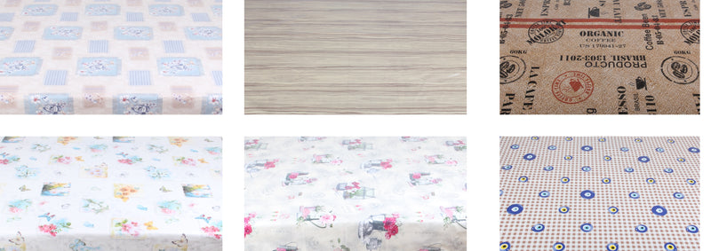 Rectangular Tablecloth. PVC (140x180cm) Waterproof Table Cloth. Easy Wipe Clean.