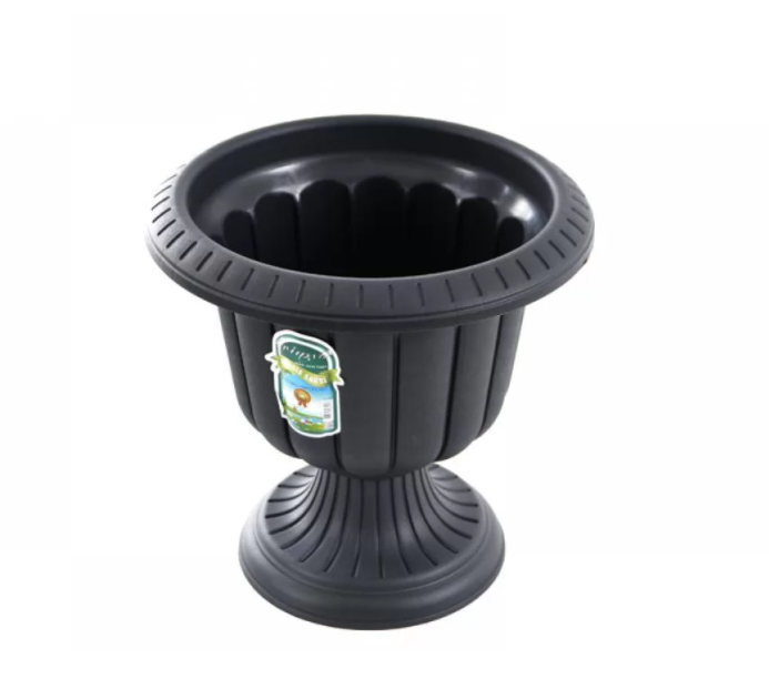 Plastic Flower Plant Pot Holder Stand. Decorative Garden URN Planter. (3 Sizes)