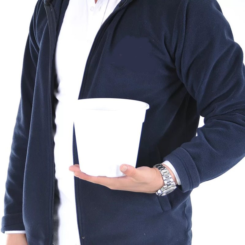 Round Flower Plant Pot and Saucer. Strong Plastic Planters with Drainage Hole.