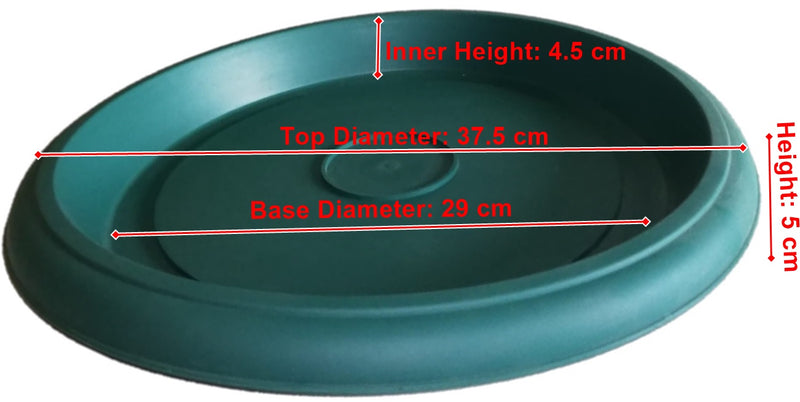 25 Litre Plant Pot. Large Plant Pot and Saucer. Flower Planter Plant Pot UK.