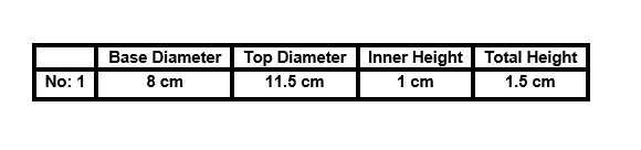 Small Round Plant Pot Saucers. (11.5 cm)(Pack of 10) Plastic Saucer. Water Tray.