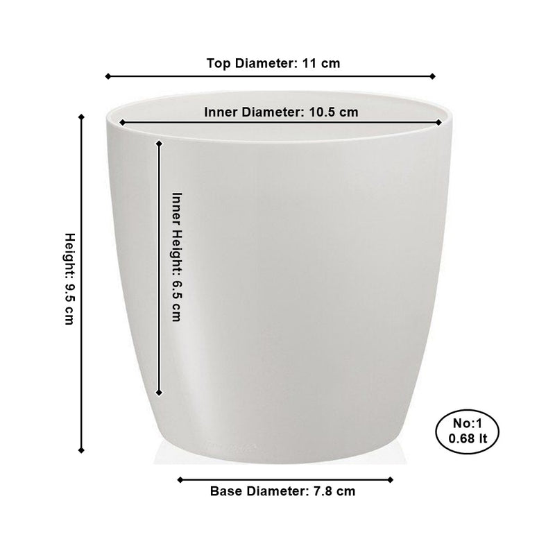 Decorative Flower Plant Pot with Watering Feature. Indoor / Outdoor. Multibuy.