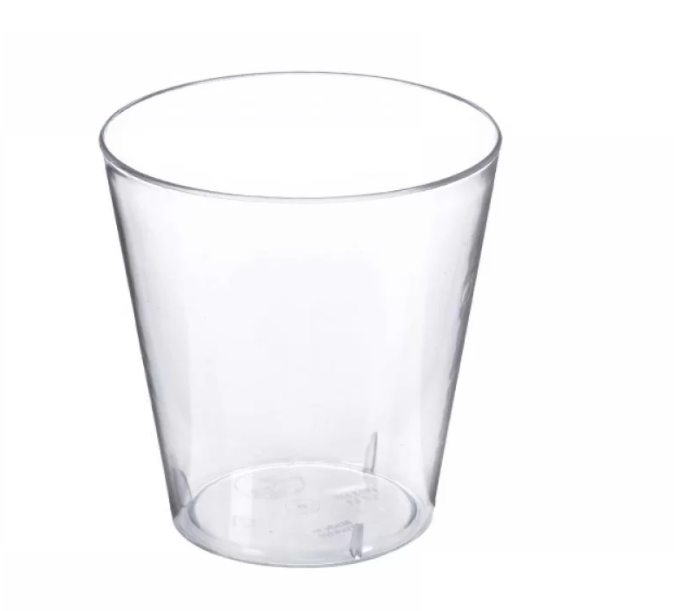 Clear Orchid Bowl Pot. Strong Plastic Transparent Flower Pot. (1.2 L)