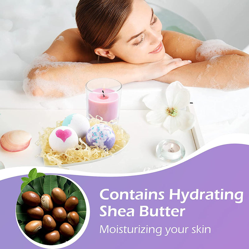 Bath Bombs. Assorted Fragrances Pack of 12 Bath Salt. Natural&Handmade. Gift Set