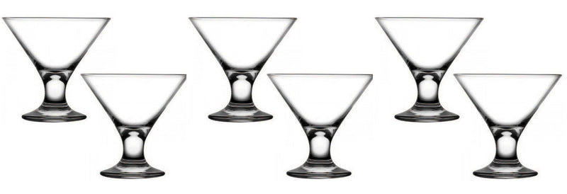 6 pcs x Ice Cream Glasses Bowl. Sundae Dishes. Desert Fruit Prawn Cocktail Bowl.