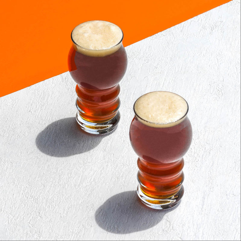 Craft Beer Glasses. Lager / IPA Beer Glass. Ale Craft Glass. (Pack of 4)(435 ml)