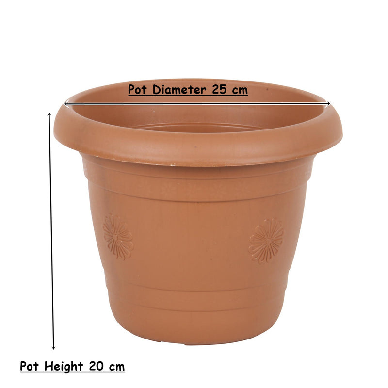 Strong Plastic Round Flower Plant Pot
