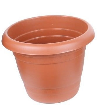 Strong Plastic Round Flower Plant Pot and Saucer