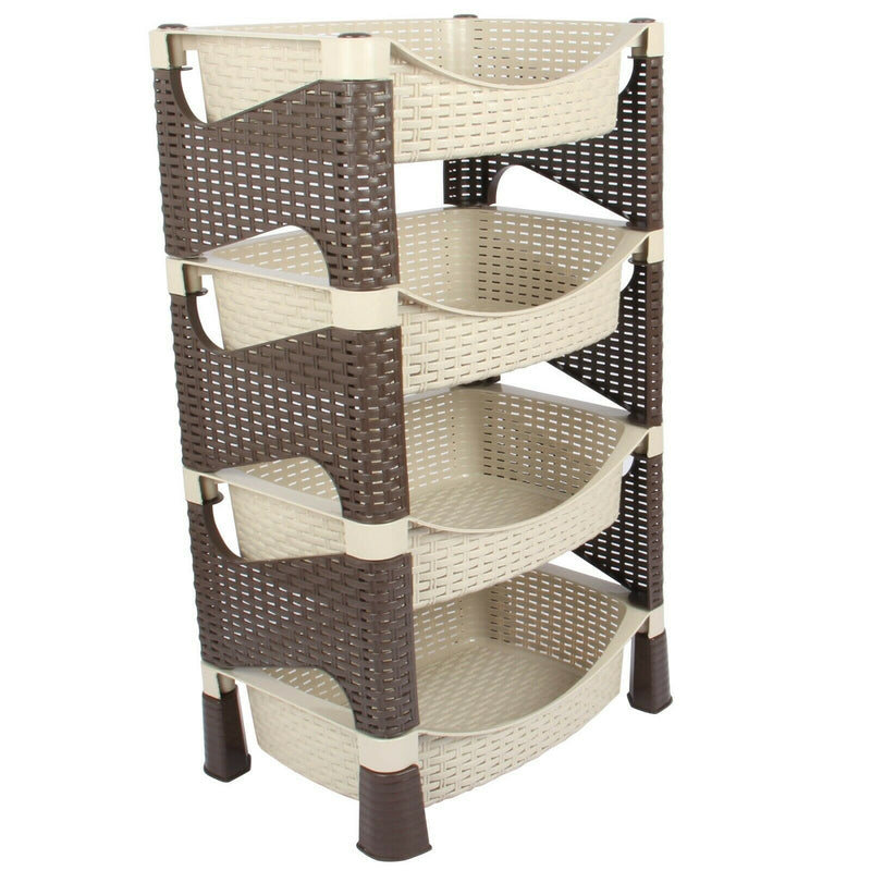 4 Tier Fruit Vegetable Storage Rack Stand.