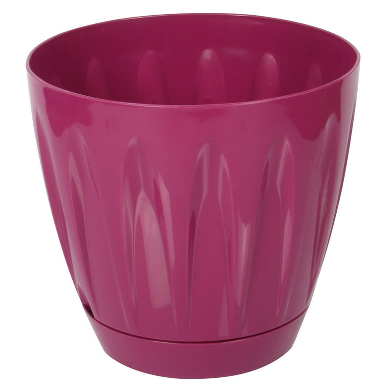 Bright Coloured Indoor / Outdoor Plant Pots with Drainage. Plastic Planters UK.