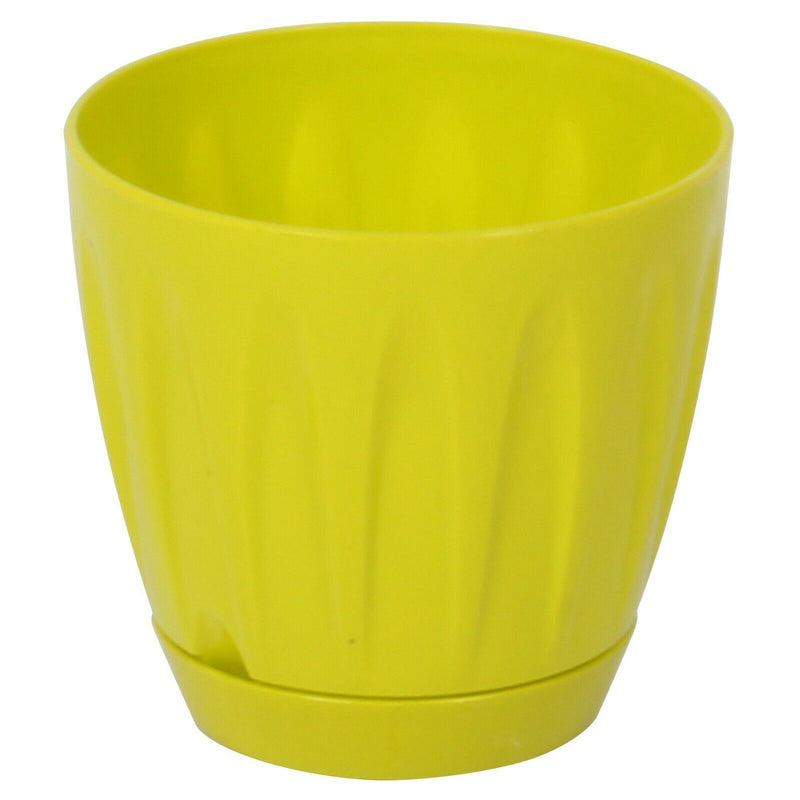 Bright Coloured Indoor / Outdoor Plant Pots with Drainage. Plastic Planters UK.