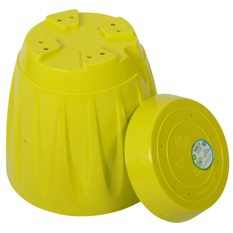 Bright Coloured Indoor / Outdoor Plant Pots with Drainage. Plastic Planters UK.