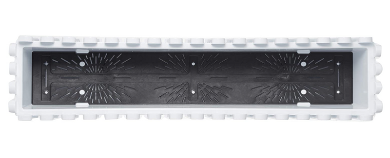 Hanging Flower Planter Pot with Hanger. White Balcony Fence Pot. (9 Lt & 14 Lt).