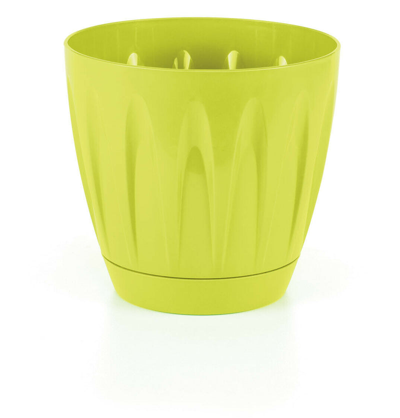 Bright Coloured Indoor / Outdoor Plant Pots with Drainage. Plastic Planters UK.