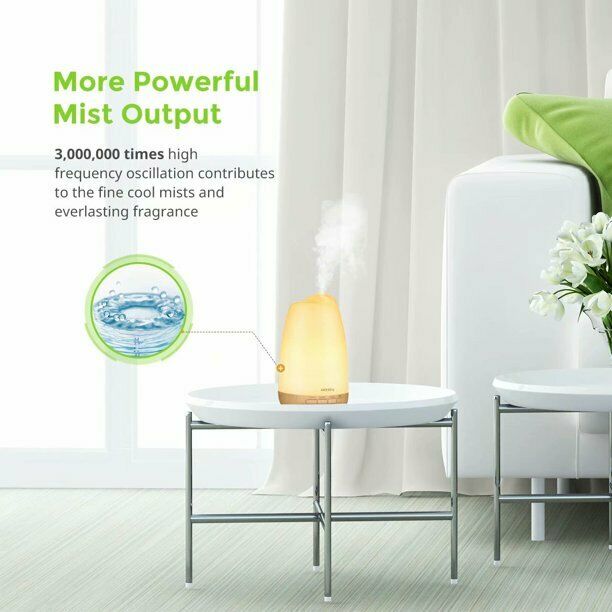 Essential Oil Diffuser with Oils. Oil Diffuser with 6 Pure Essential Oils. (150 ml)