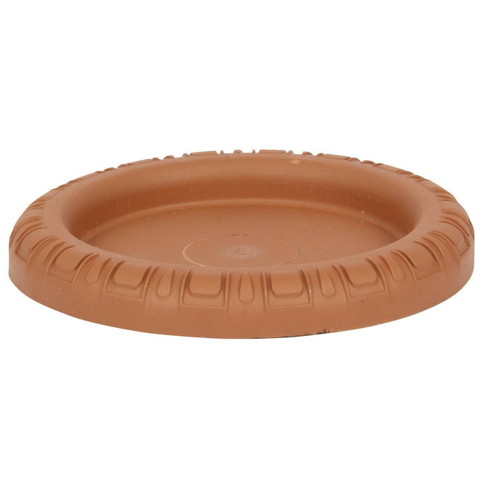 14.5cm Small Plant Pot Saucers. (Pack of 10) Round Plastic Saucer. Water Tray.