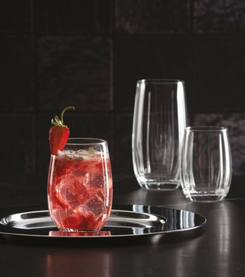 Tumbler Glasses. Water/Whisky/Juice Glass Set. (Pack of 6) (380 cc/ml)