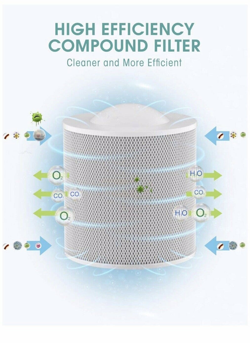 Air Purifier Air Cleaner. True HEPA and Active Carbon Filters. Room Purifier.