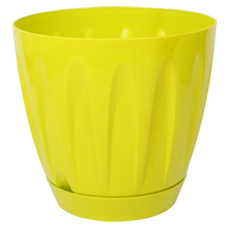 Bright Coloured Indoor / Outdoor Plant Pots with Drainage. Plastic Planters UK.