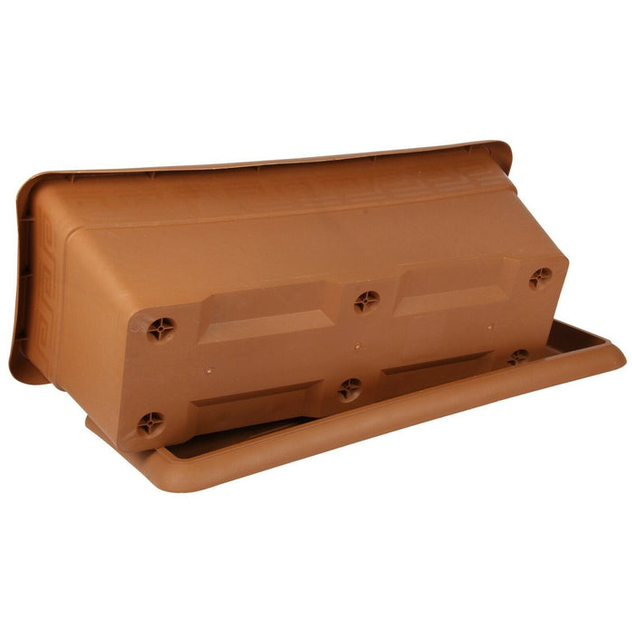 Extra Large Plastic Rectangle Flower Plant Pots with Tray - 97L — All ...