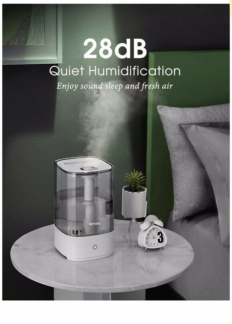 Ultrasonic Cool Mist Humidifier 4.5 L. Fresh Air Humidifiers. 28dB Quiet.