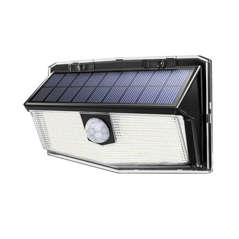 4x 300 LED Solar Power. Wall Light Motion Sensor. Outdoor Garden Lamps.