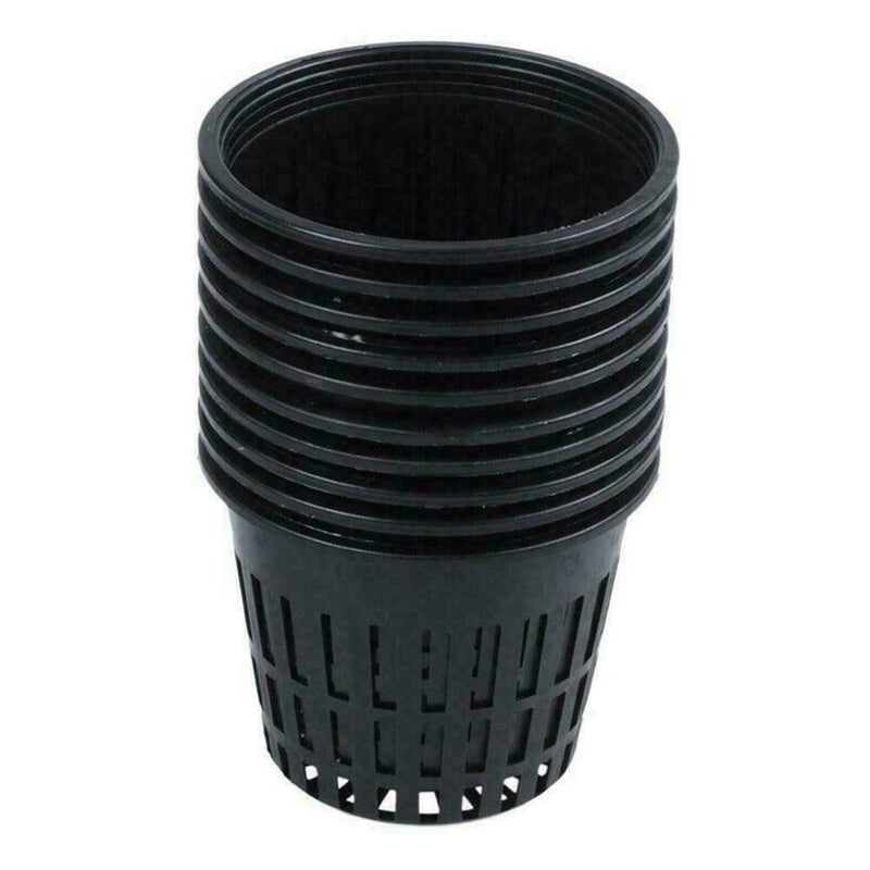 Extra Small Net Cup Pots Baskets. Plastic Hydroponic Pond. (10.000pcs) (0.1 Lt)