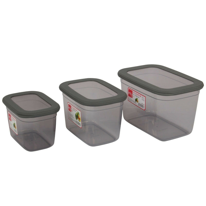 Plastic Food Storage Containers - 8pcs