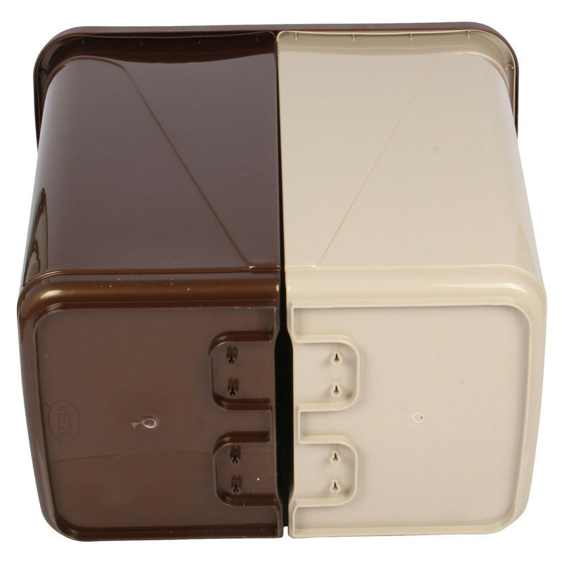 Dual Compartment Laundry / Waste Recycling Bin - 90L