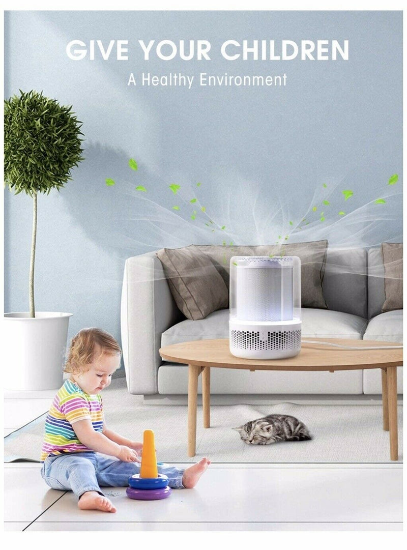 Air Purifier Air Cleaner. True HEPA and Active Carbon Filters. Room Purifier.