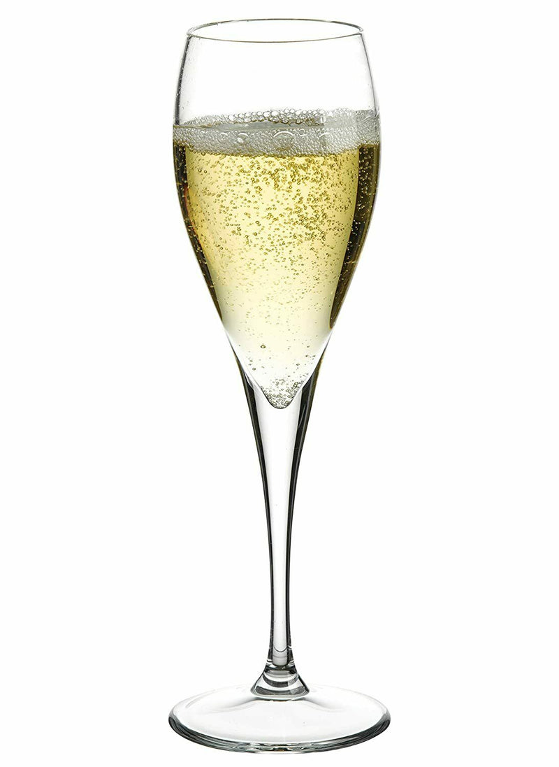 Pasabahce Monte Carlo Champagne Flute Glasses Set. Pack of 6. ( 225 ml. )