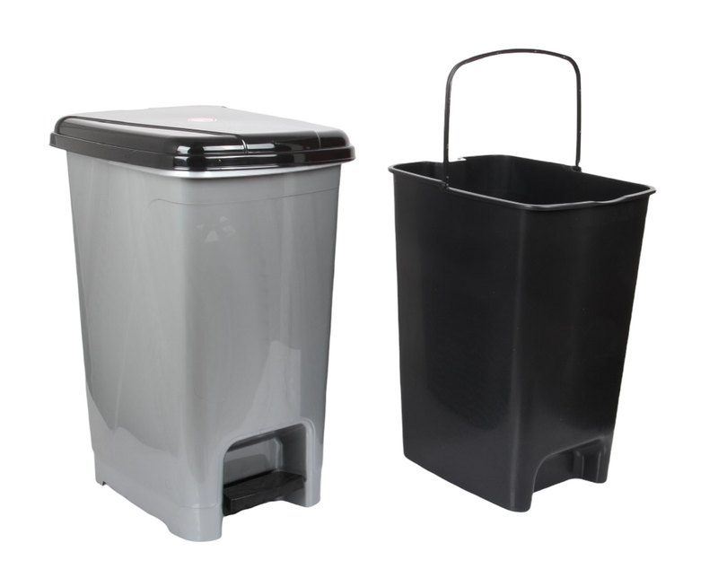 40L Kitchen Pedal Bin with Inner Bucket.