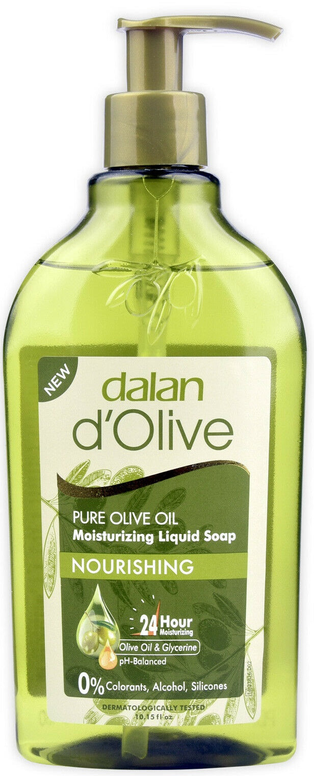 Olive Oil Liquid Hand Soap. Moisturizing Liquid Soap. (Pack of 12) (300 ml)