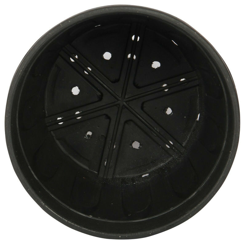 Heavy Duty Black Plastic Plant Pot. Nursery Pot. Outdoor. (Pack of 5) (17.5 L).