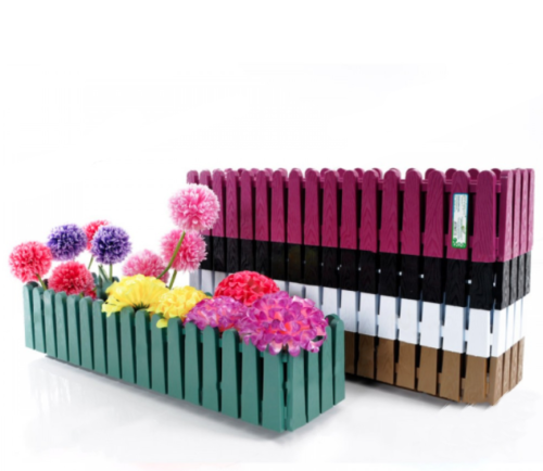Flower Balcony Pot with Hanger. Plastic Balcony Planter. (9 Lt & 14 Lt).