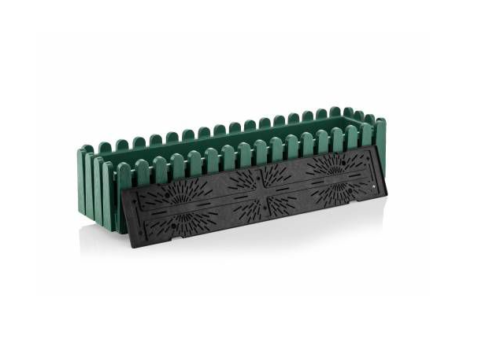 Hanging Flower Planter Pot with Hanger. Green Balcony Fence Pot. (9 Lt & 14 Lt).