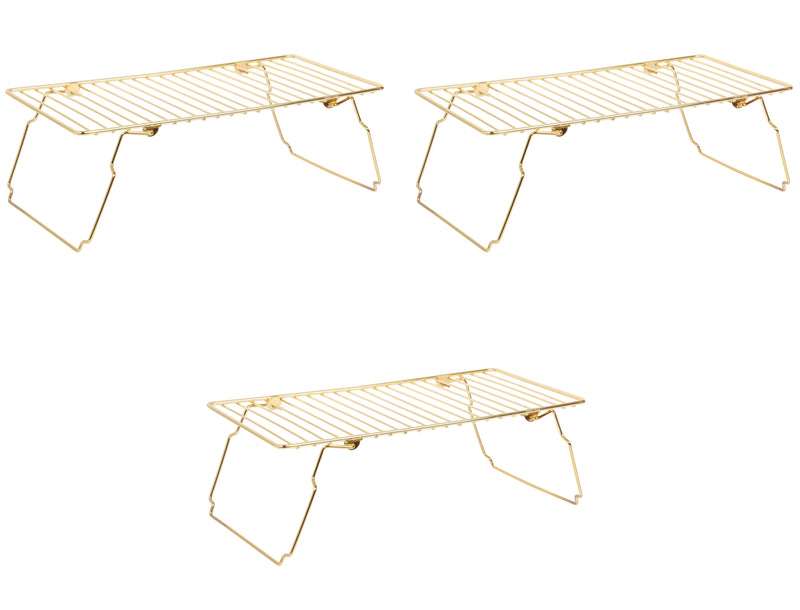 Cupboard Organiser. (Set of 3) Kitchen Bathroom Wardrobe Organiser.