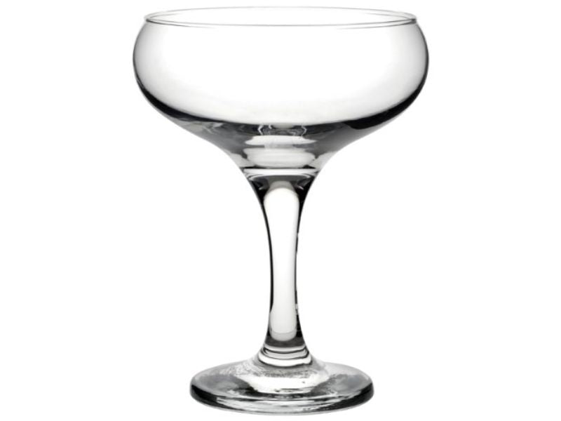 6pcs Martini Cocktail Glasses. Champagne Coupe Saucers. (270 ml).