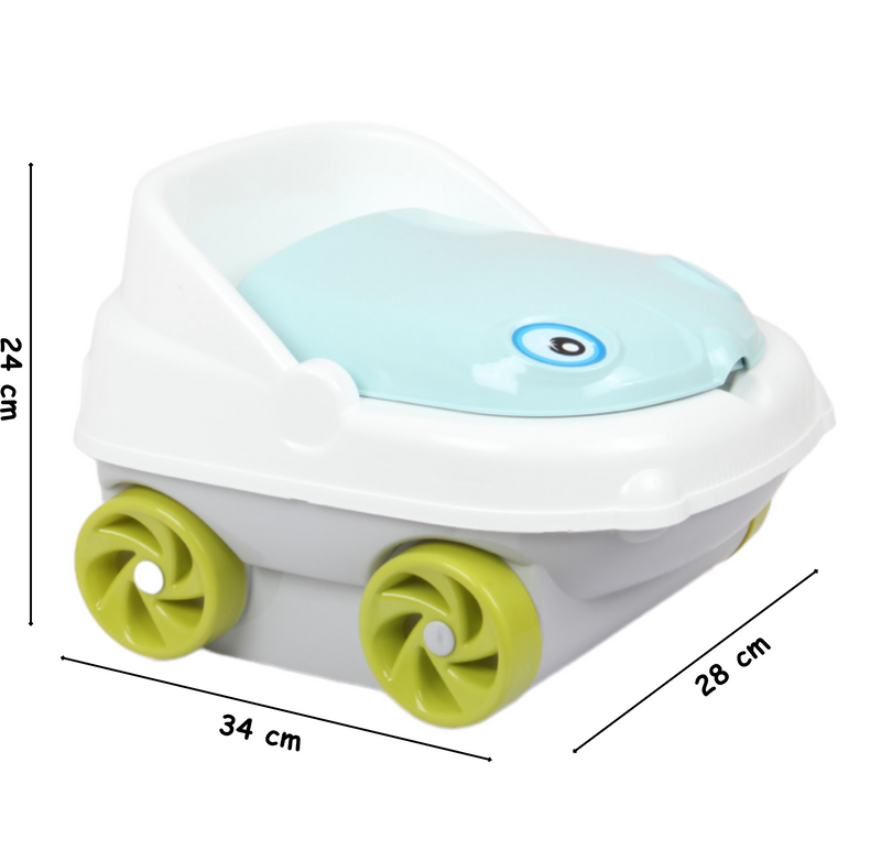 Baby Potty Toilet Trainer. Musical Potty. (Blue)