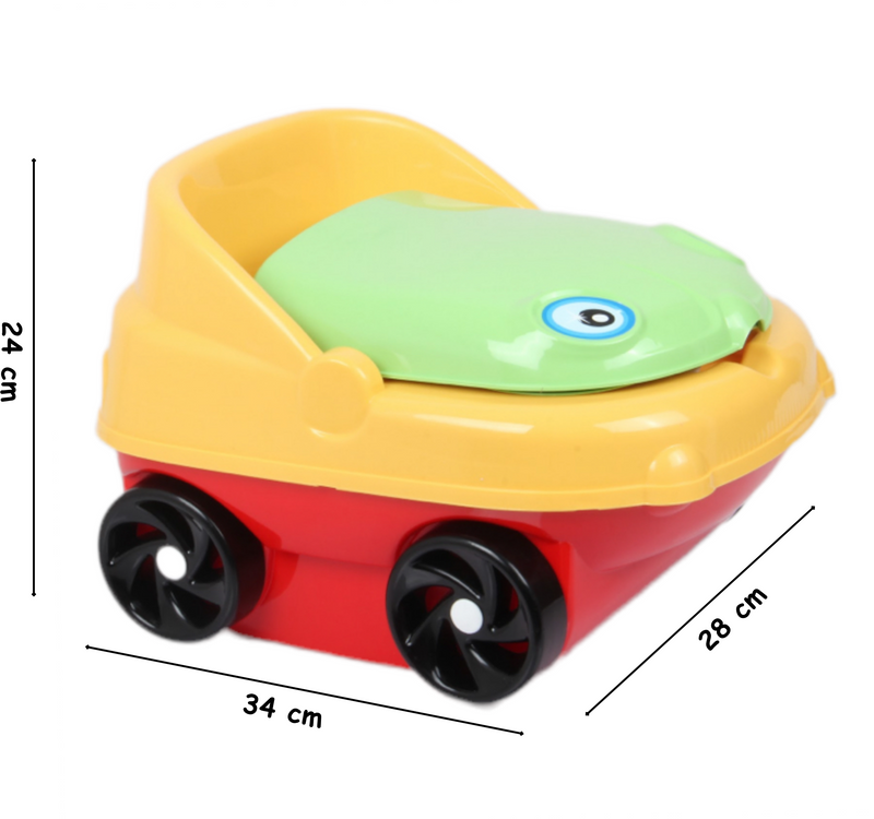 Baby Potty Toilet Trainer. Musical Potty. (Green)