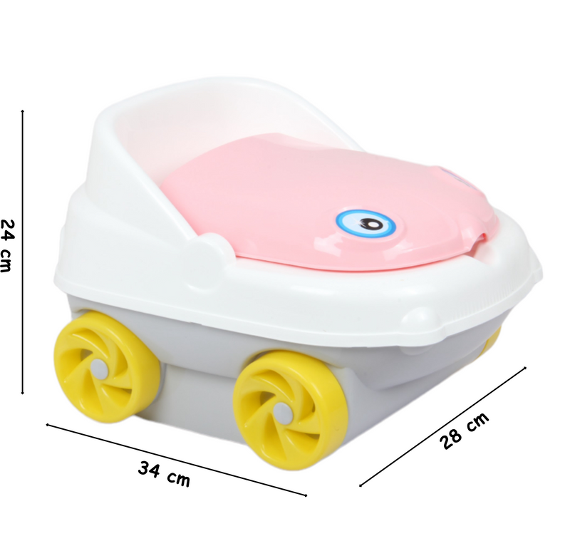 Baby Potty Toilet Trainer. Musical Potty. (Pink)